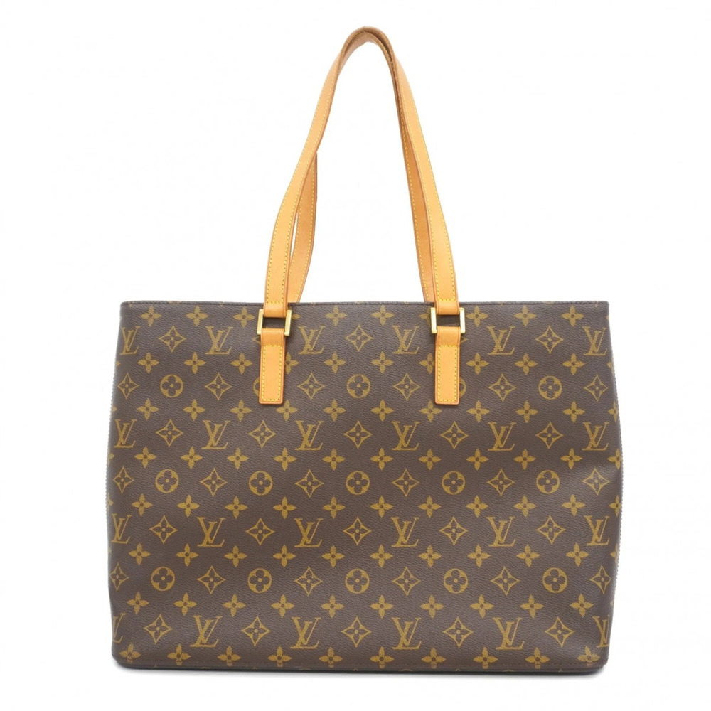 LOUIS VUITTON Authentic Brown Monogram Tote Bag